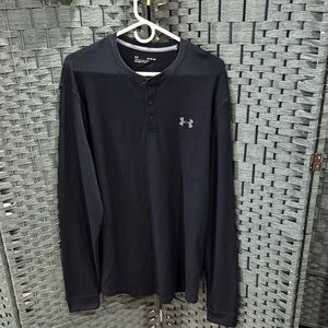 Under Armour Men's Navy Long Sleeve Henley